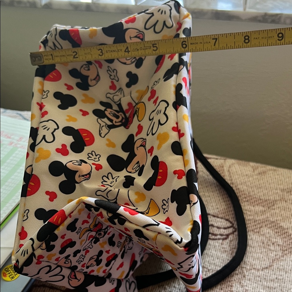 #1082**Mickey Mouse Print Tote Bag - Picture 7 of 14